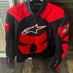 Alpinestars Black and Red Racing Jacket